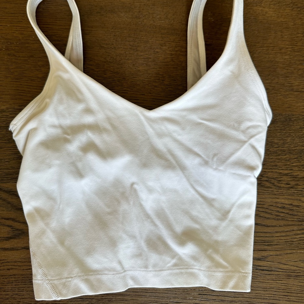 Lululemon White Align Tank size 0